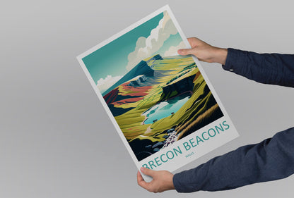 Brecon Beacons Print Brecon Beacons Home Decor Landscape Art Print Brecon Beacons Wall Nature Enthusiast Gift Wall Hanging Brecon Beacons