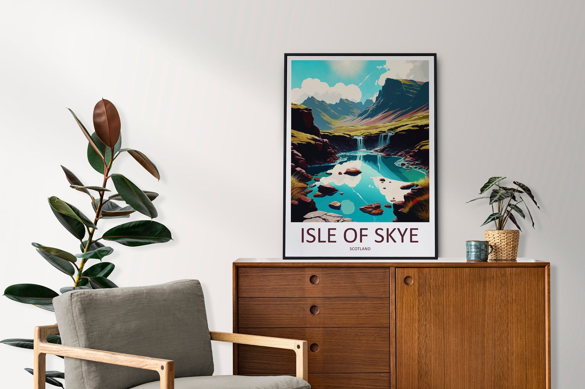 Isle of Skye Print Isle of Skye Home Decor Landscape Art Print Isle of Skye Wall Art for Scotland Enthusiast Gift Wall Hanging Isle of Skye