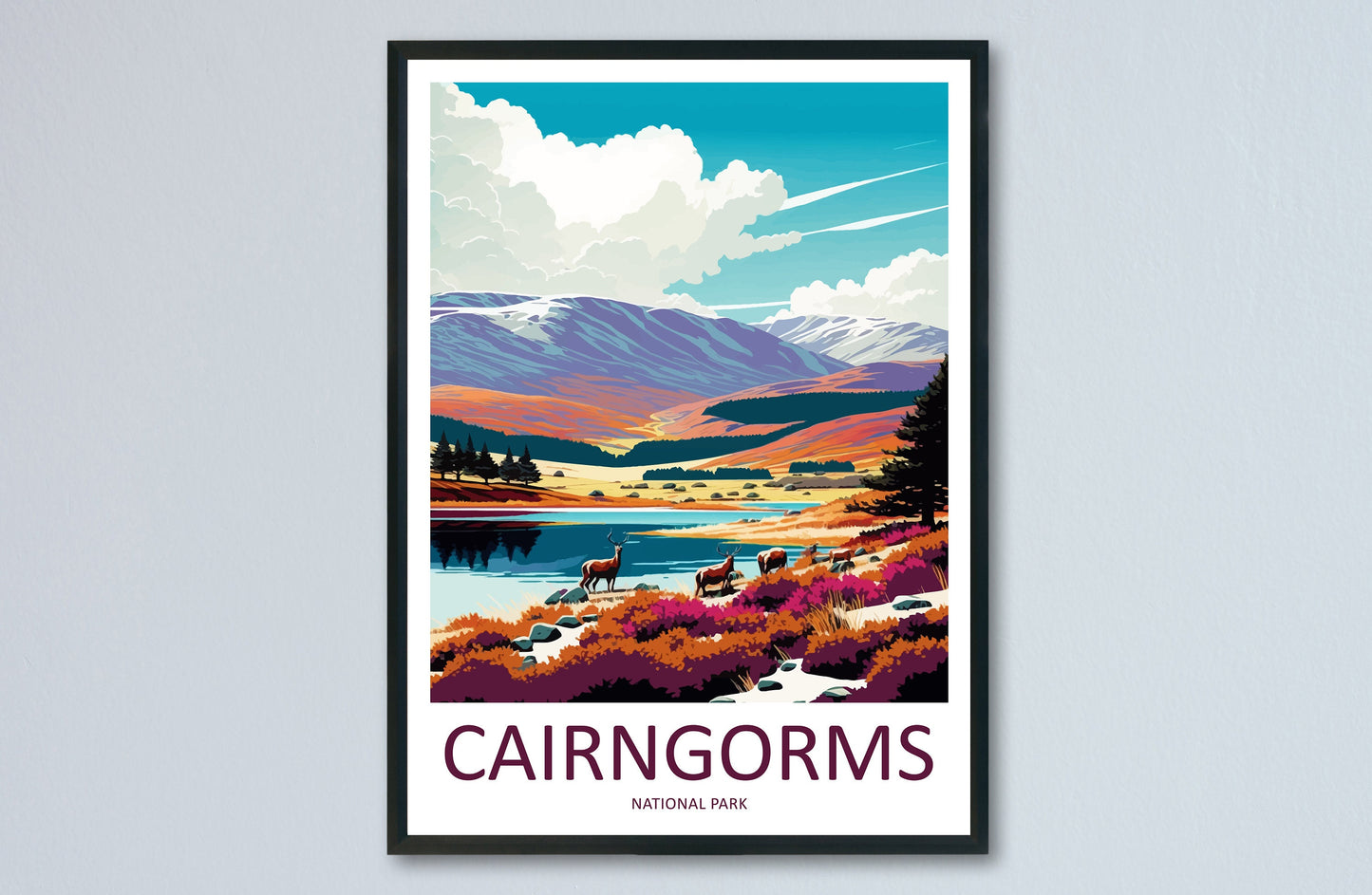 Cairngorms Print Cairngorms Home Decor Landscape Art Print Cairngorms Wall Art for Scotland Enthusiast Gift Wall Hanging Cairngorms Scotland