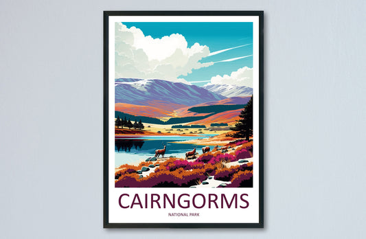 Cairngorms Print Cairngorms Home Decor Landscape Art Print Cairngorms Wall Art for Scotland Enthusiast Gift Wall Hanging Cairngorms Scotland