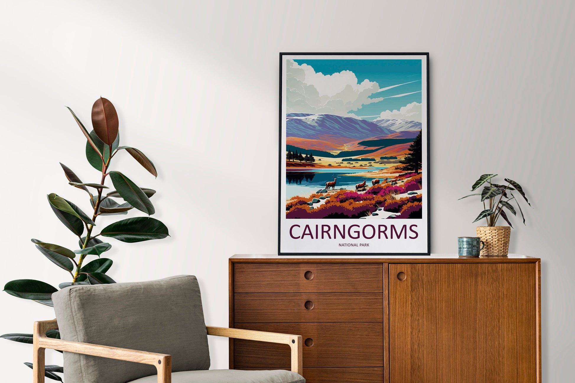 Cairngorms Print Cairngorms Home Decor Landscape Art Print Cairngorms Wall Art for Scotland Enthusiast Gift Wall Hanging Cairngorms Scotland