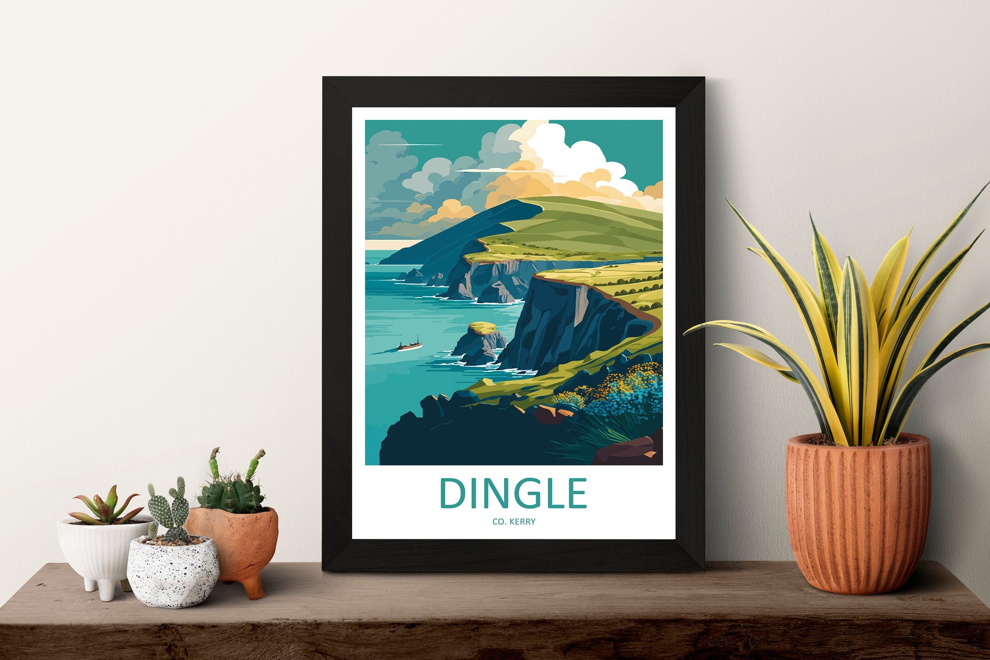 Dingle Peninsula Print Dingle Peninsula Home Decor Landscape Art Print Dingle Peninsula Wall Art for Ireland Enthusiast Gift Wall Hanging