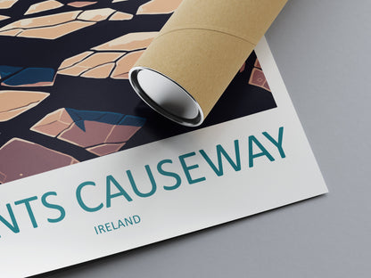 Giant's Causeway Print Giant's Causeway Home Décor Landscape Print Giant's Causeway Wall Art Northern Ireland Enthusiast Gift Wall Hanging