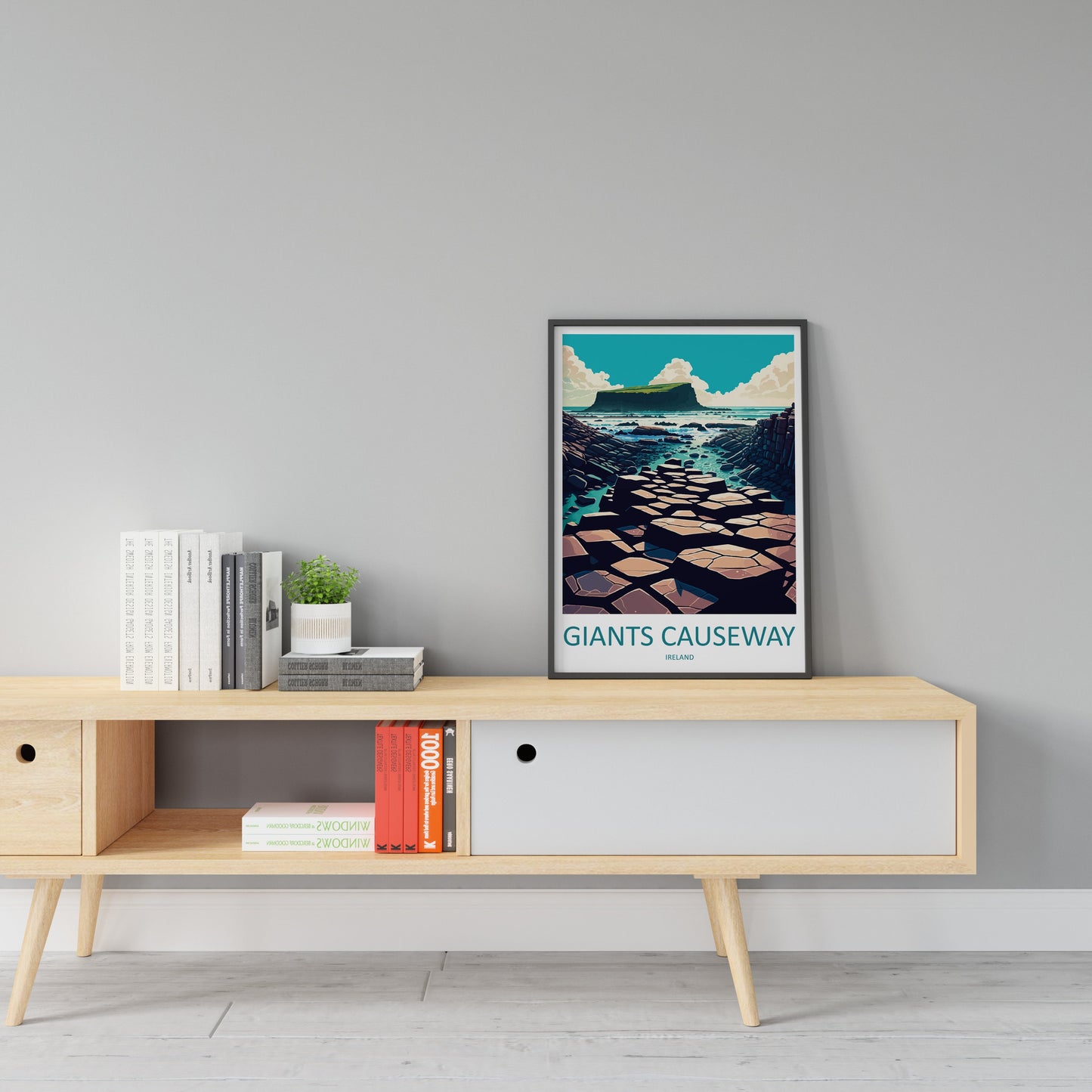 Giant's Causeway Print Giant's Causeway Home Décor Landscape Print Giant's Causeway Wall Art Northern Ireland Enthusiast Gift Wall Hanging