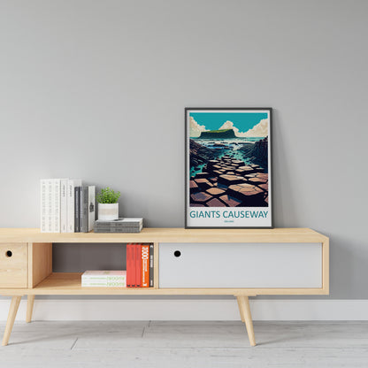 Giant's Causeway Print Giant's Causeway Home Décor Landscape Print Giant's Causeway Wall Art Northern Ireland Enthusiast Gift Wall Hanging