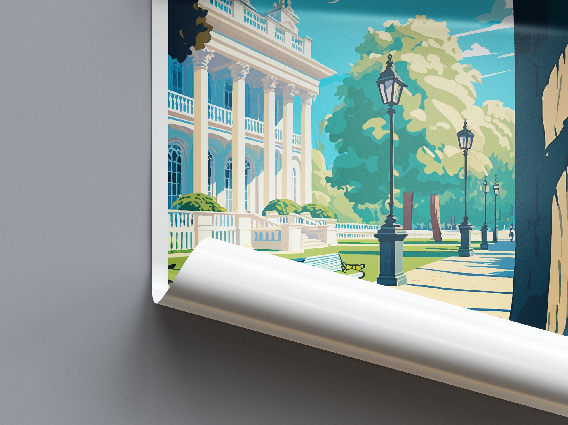 Hyde Park Print Hyde Park Home Decor Landscape Art Print Hyde Park Wall Art for London Enthusiast Gift Wall Hanging Hyde Park London Poster