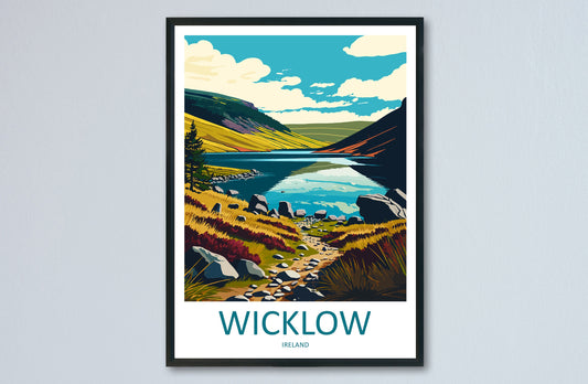 Wicklow Mountains Print Wicklow Home Decor Landscape Art Print Wicklow Wall Art for Ireland Enthusiast Gift Wall Hanging Wicklow Ireland Art