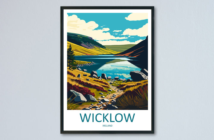 Wicklow Mountains Print Wicklow Home Decor Landscape Art Print Wicklow Wall Art for Ireland Enthusiast Gift Wall Hanging Wicklow Ireland Art