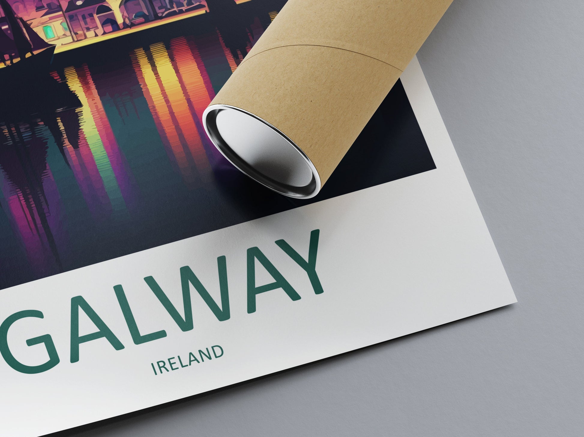 Galway Skyline Print Galway Home Decor Skyline Art Print Galway Wall Art for Ireland Enthusiast Gift Wall Hanging Galway Ireland Art Poster