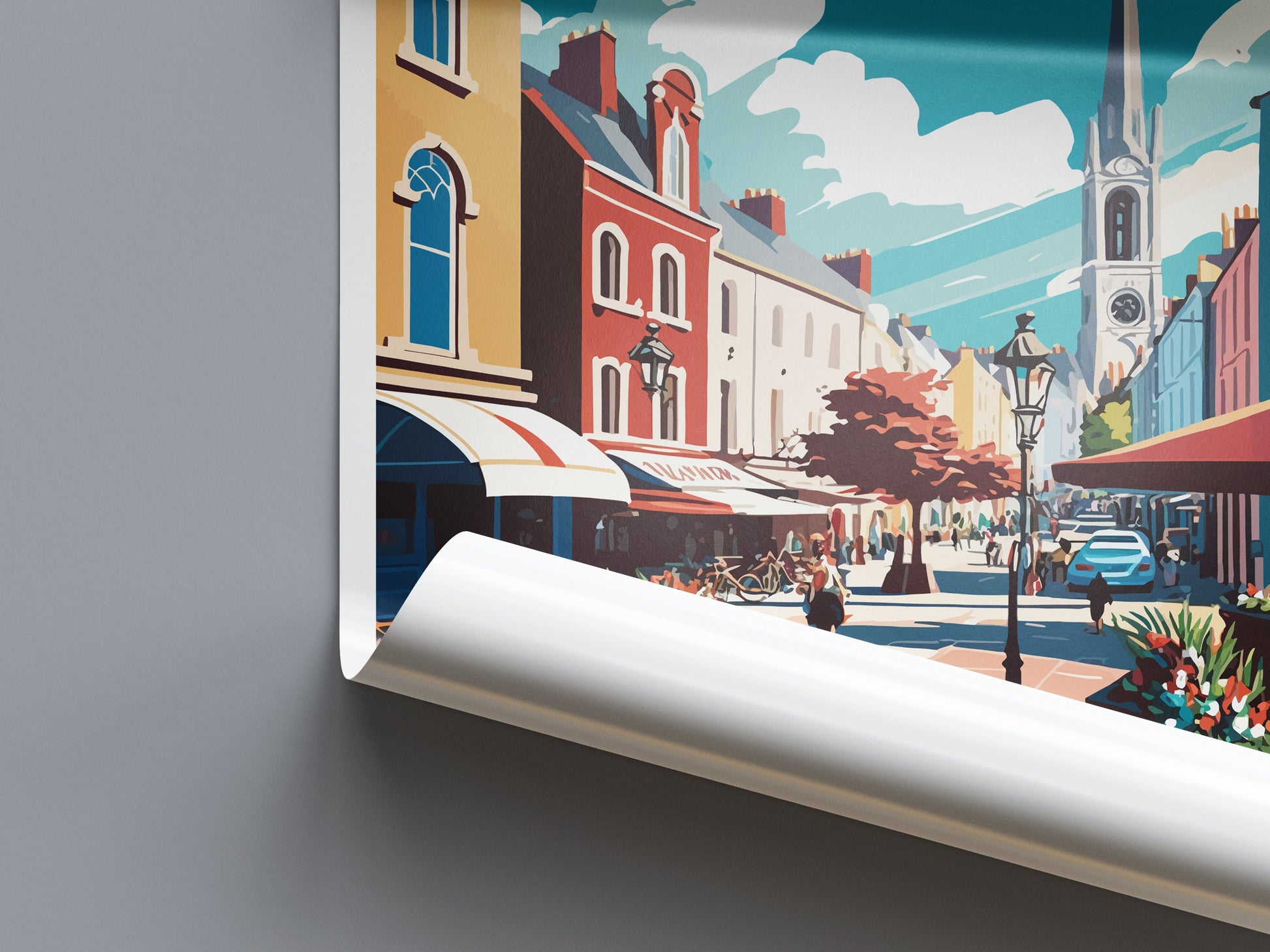 Galway Print Galway Home Decor Galway Square Art Print Galway Wall Art for Ireland Enthusiast Gift Wall Hanging Galway Ireland Wall Décor