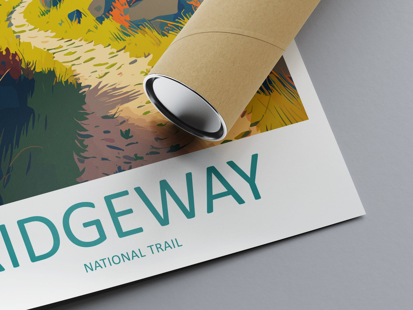 Ridgeway National Trail Print Ridgeway Home Decor Landscape Art Print Ridgeway Wall Art Hiking Enthusiast Gift Wall Hanging Ridgeway Trail