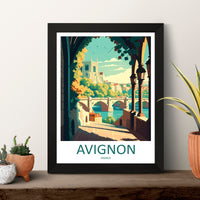Avignon Print Avignon Home Decor Landscape Art Print Avignon Wall Art for France Enthusiast Gift Wall Hanging Avignon France Wall Poster Art