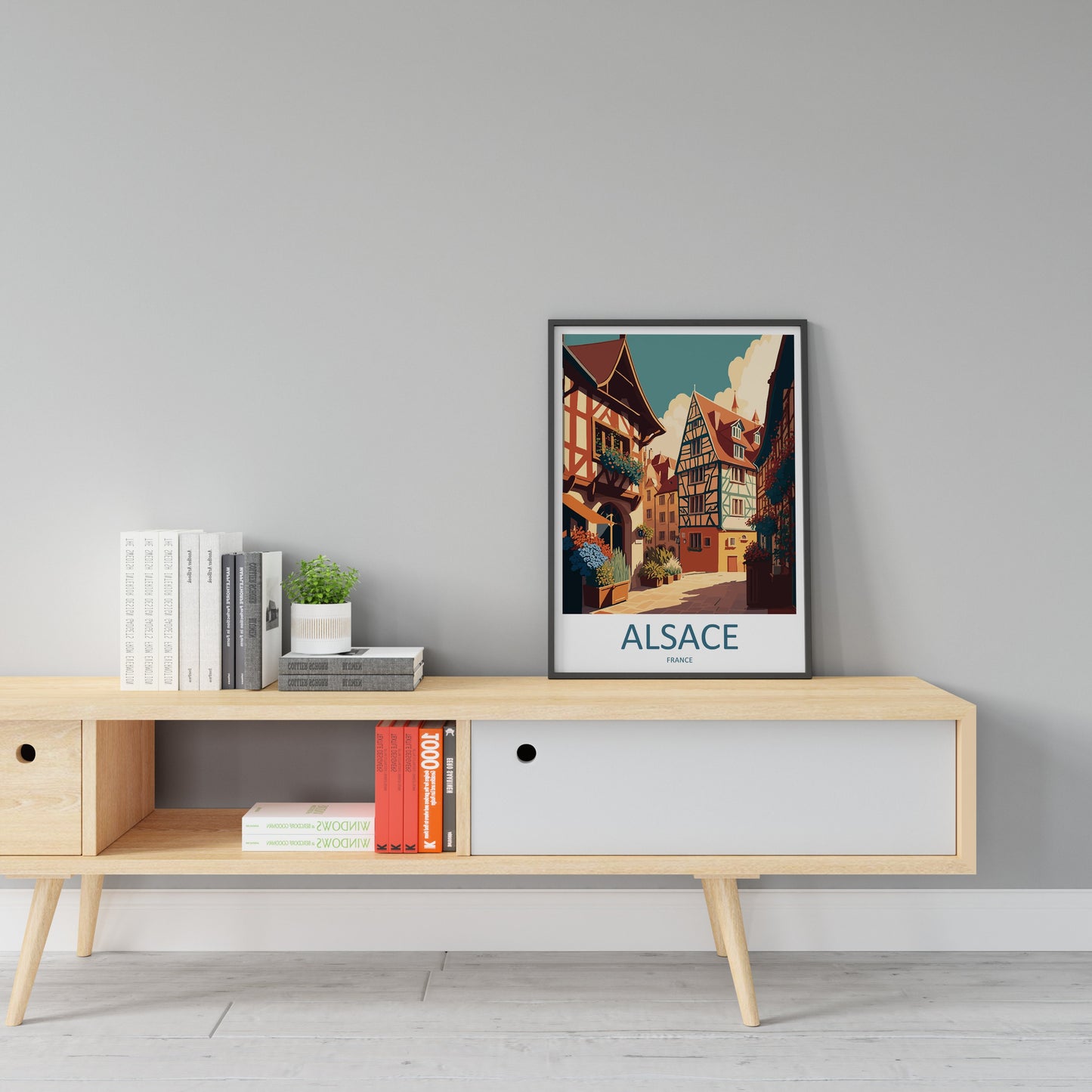 Alsace Print Alsace Home Decor Cityscape Art Print Alsace Wall Art for Travel Enthusiast Gift Wall Hanging Alsace France Wall Poster Decor