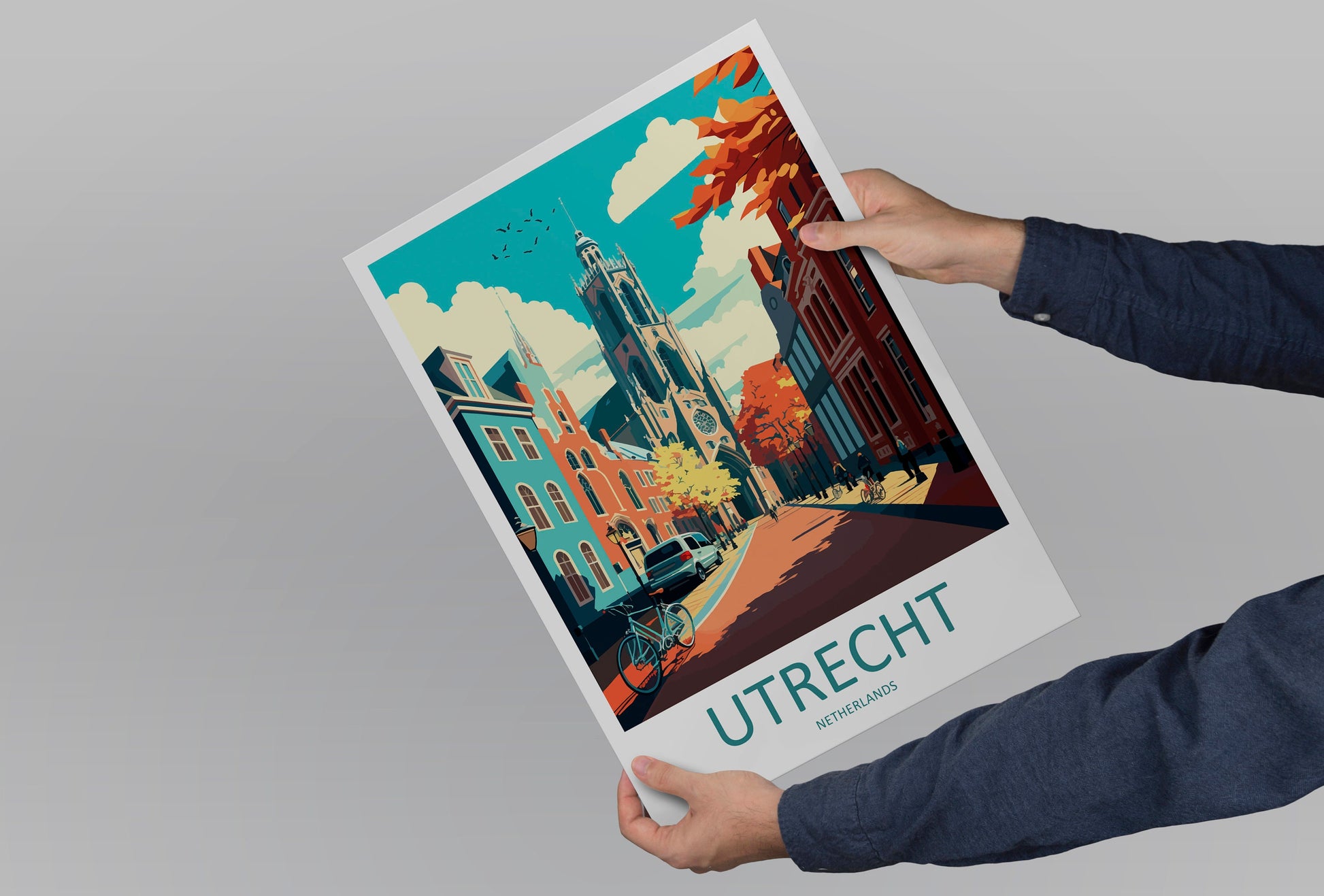 utrecht Travel Print Wall Art utrecht Wall Hanging Home Decoration utrecht Gift Art Lovers utrecht Wall Art utrecht Decor Print Netherlands
