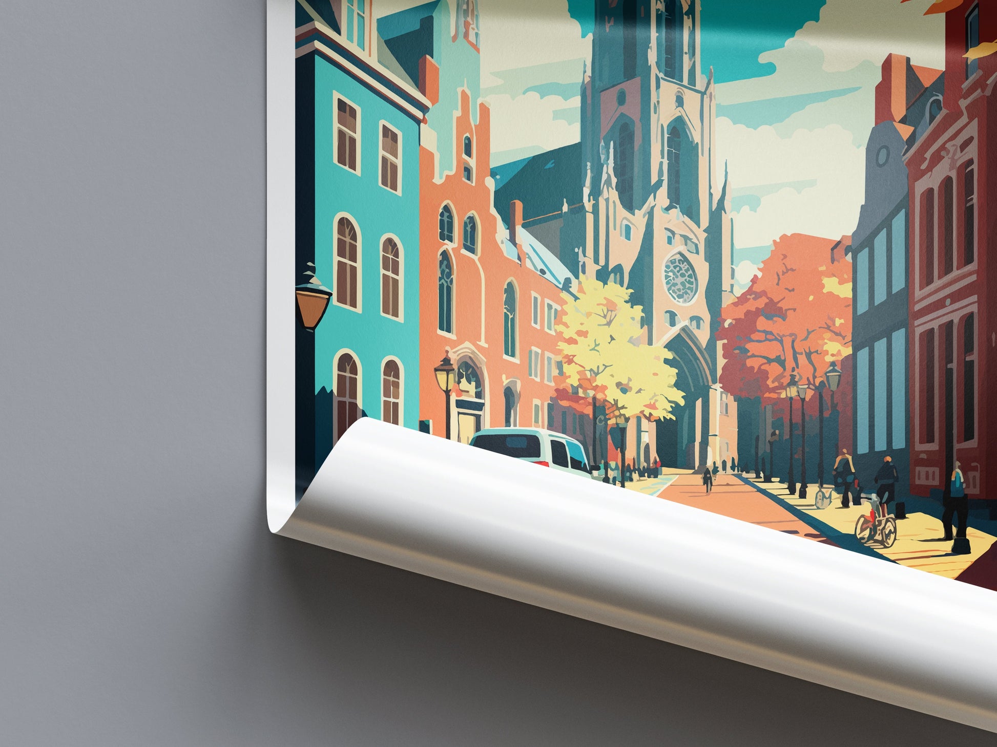 utrecht Travel Print Wall Art utrecht Wall Hanging Home Decoration utrecht Gift Art Lovers utrecht Wall Art utrecht Decor Print Netherlands