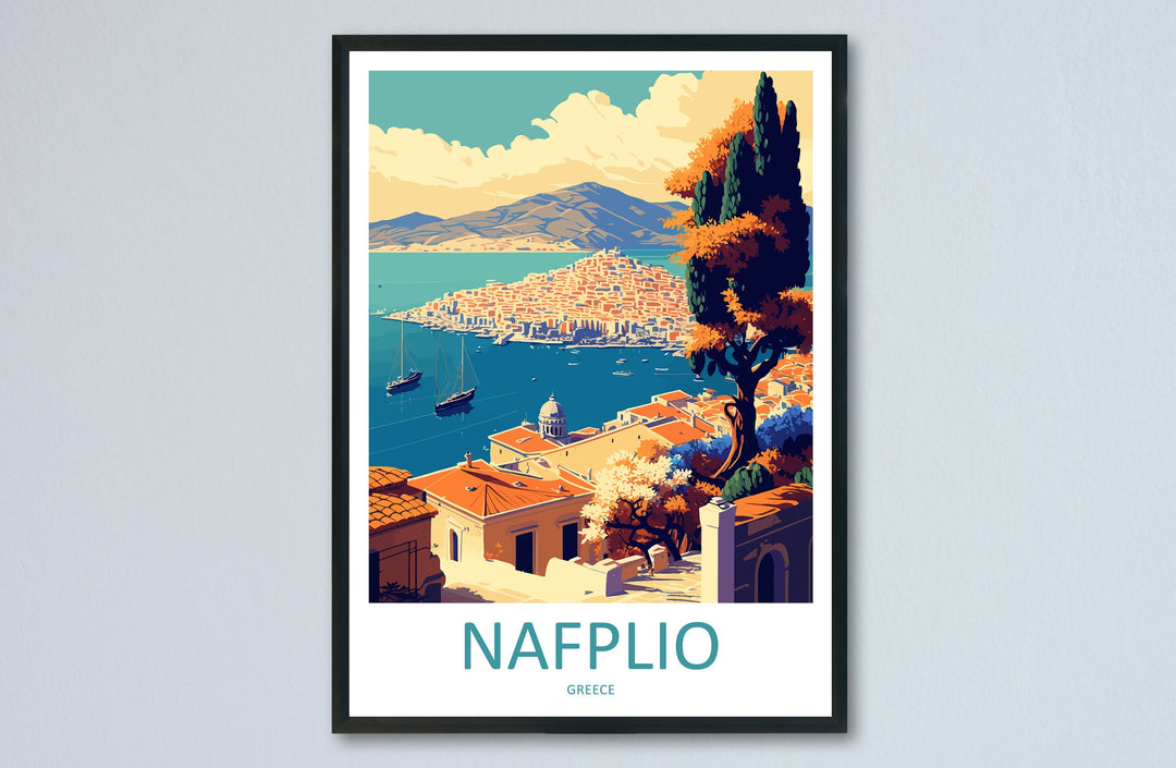 Nafplio Travel Print Wall Art Nafplio Wall Hanging Home Decoration Nafplio Gift Art Lovers Wall Art Print Nafplio Wall Décor Greece Poster