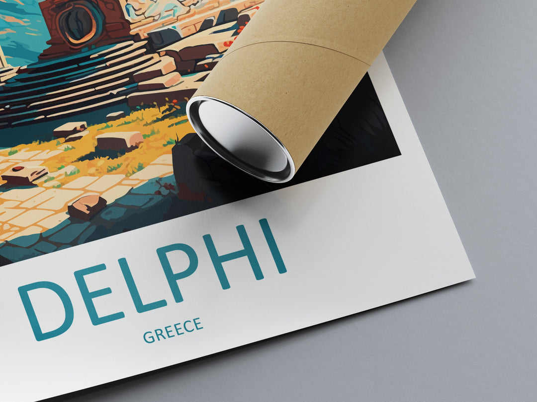 Delphi Travel Print Wall Art Delphi Greece Wall Hanging Home Decoration Delphi Gift Art Lovers Wall Art Print Delphi Wall Décor Greece Print