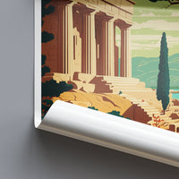 Athens Travel Print Athens Home Décor Greece Art Print Athens Greece Room Print For Acropolis Gift Art Poster Wall Art Gift