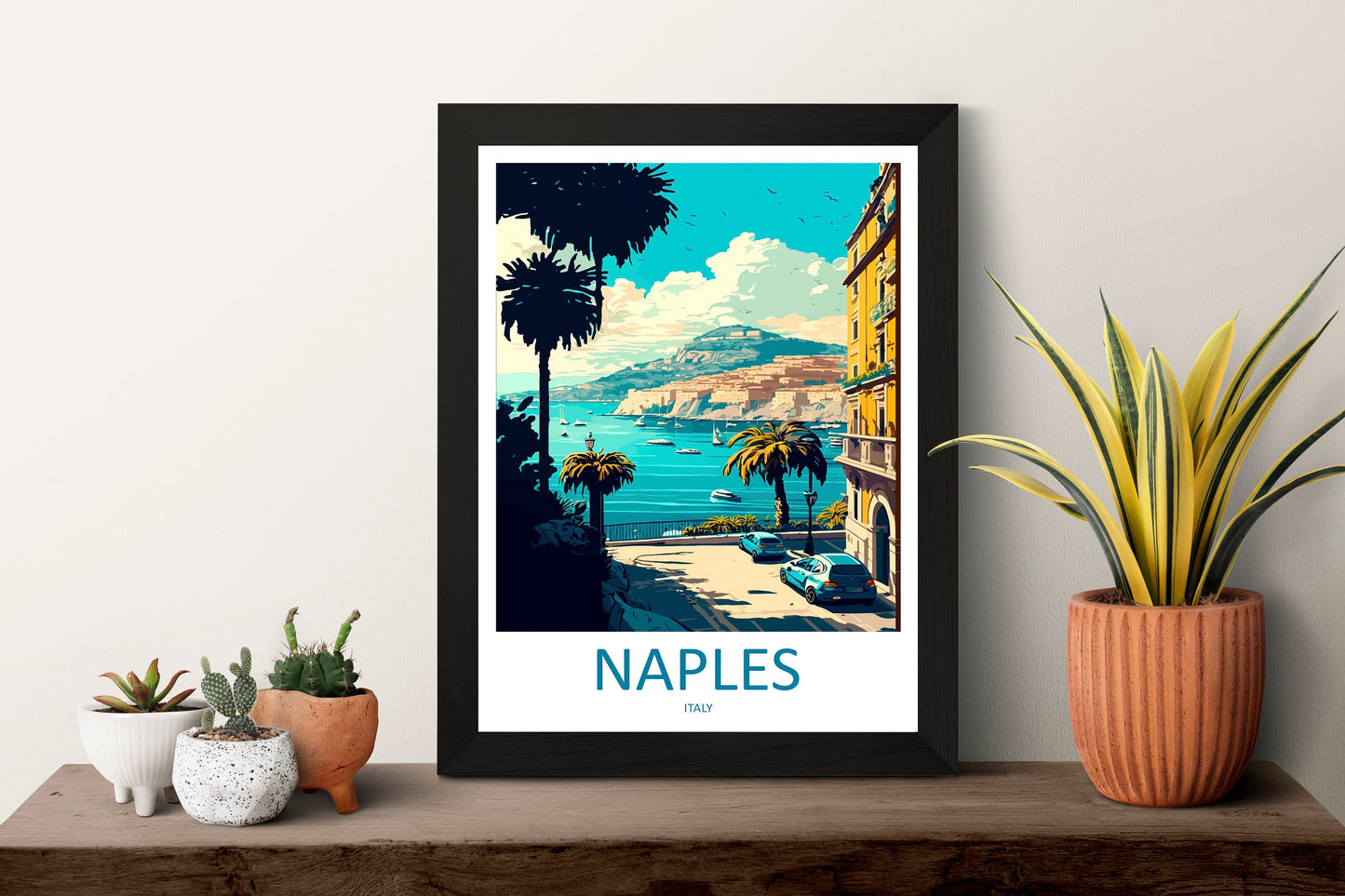 Naples Travel Print Wall Art Naples Italy Wall Hanging Home Decoration Naples Gift Art Lovers Wall Art Print Naples Italy Art Naples Art