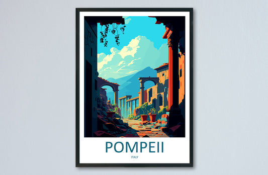 Pompeii Travel Print Wall Art Pompeii Italy Wall Hanging Home Decoration Pompeii Gift Art Lovers Wall Art Print Pompeii Italy Art Pompeii