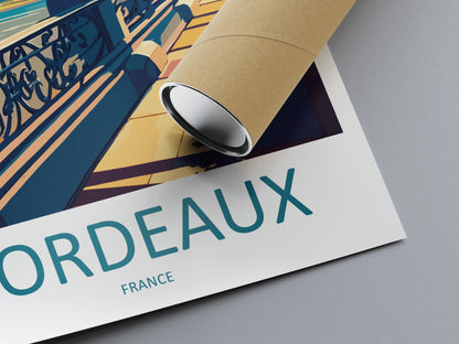 Bordeaux Travel Print Wall Art Bordeaux France Wall Hanging Home Decoration Bordeaux Gift Art Lovers Wall Art Print Bordeaux Wall Art