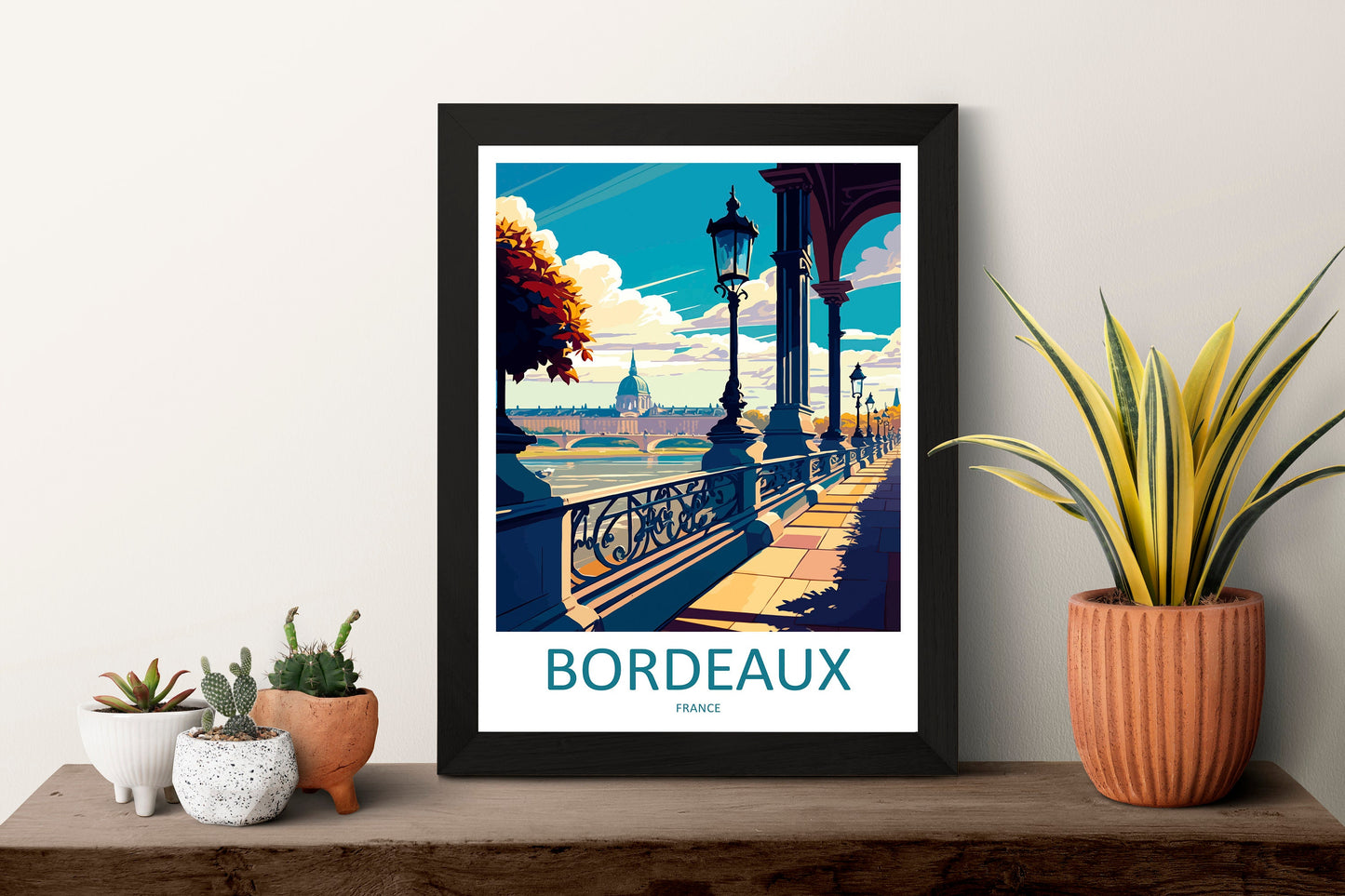 Bordeaux Travel Print Wall Art Bordeaux France Wall Hanging Home Decoration Bordeaux Gift Art Lovers Wall Art Print Bordeaux Wall Art