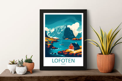 Lofoten Islands Travel Print Lofoten Home Décor Lofoten Islands Art Print Norwegian Wall Print For Lofoten Gift Wall Hanging Lofoten Artwork