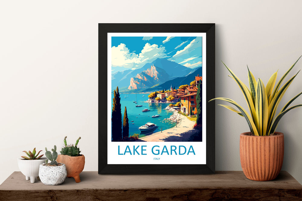 Lake Garda Travel Print