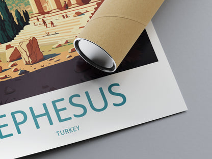 Ephesus Travel Print Wall Art Ephesus Wall Hanging Home Decoration Ephesus Gift Art Lovers Wall Art Print Art Ephesus Wall Print Turkey Art