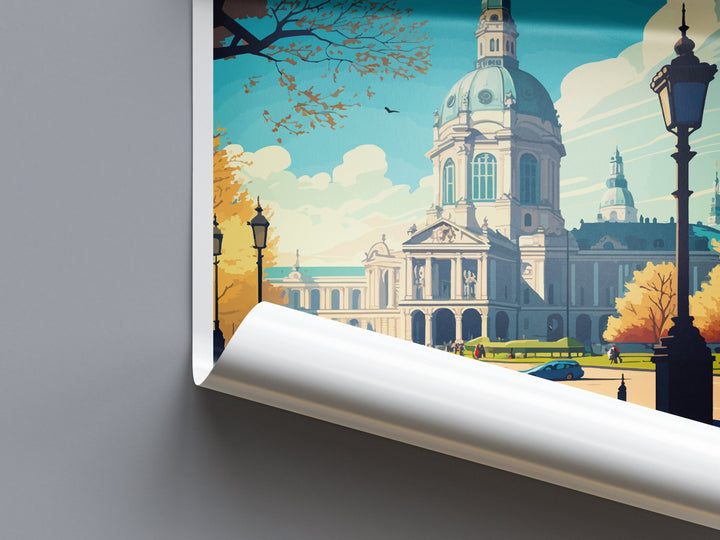 Vienna Travel Print Wall Art Vienna Wall Hanging Home Decoration Vienna Gift Art Lovers Wall Art Print Art Vienna Wall Print Austria Art