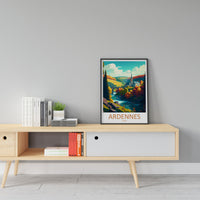 Ardennes Print Ardennes Home Décor France Art Print Ardennes Wall Print For France Gift Wall Hanging Ardennes France Home Decor Ardennes Art