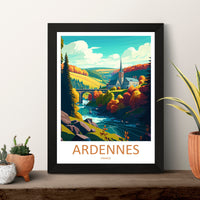 Ardennes Print Ardennes Home Décor France Art Print Ardennes Wall Print For France Gift Wall Hanging Ardennes France Home Decor Ardennes Art