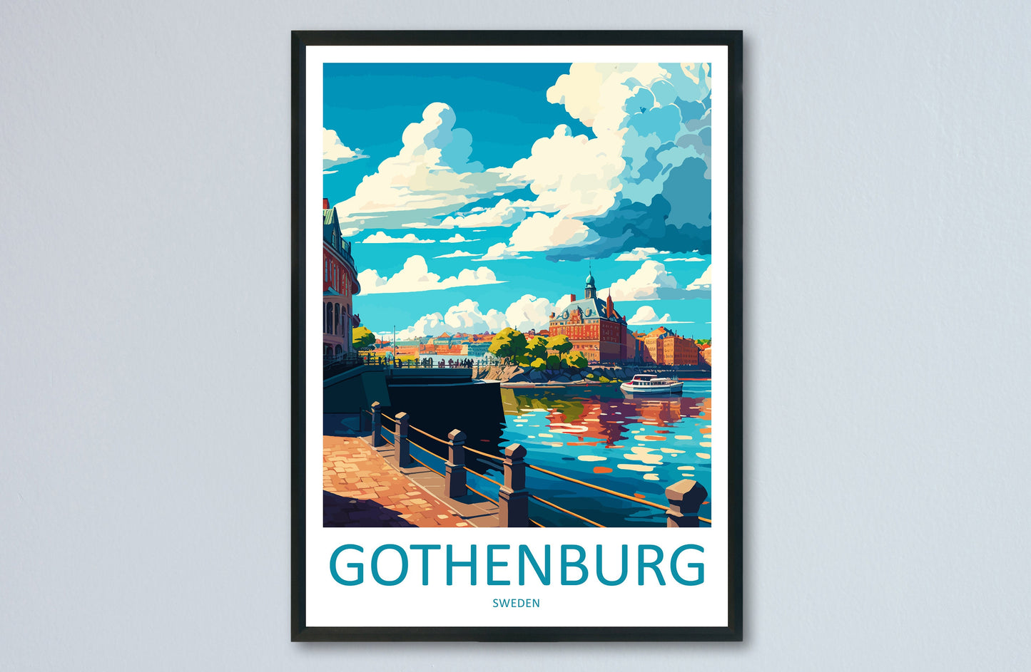 Gothenburg Print Gothenburg Home Décor Sweden Art Print Gothenburg Wall Print For Sweden Gift Wall Hanging Gothenburg Home Decor Artwork