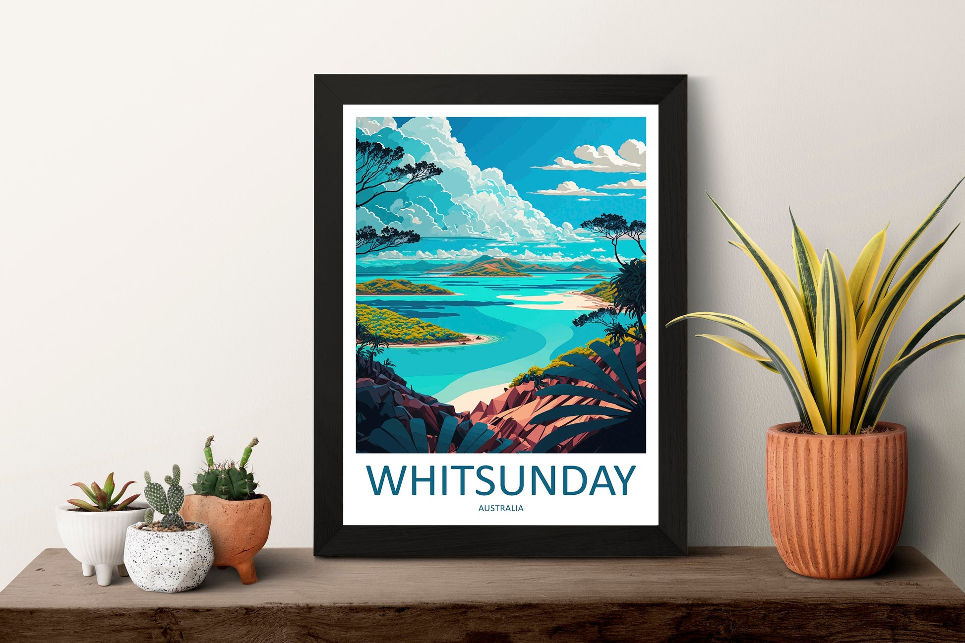 Whitsunday Travel Print Wall Art Whitsunday Wall Hanging Home Décor Whitsunday Gift Art Lovers Wall Art Australia Travel Print Whitsunday