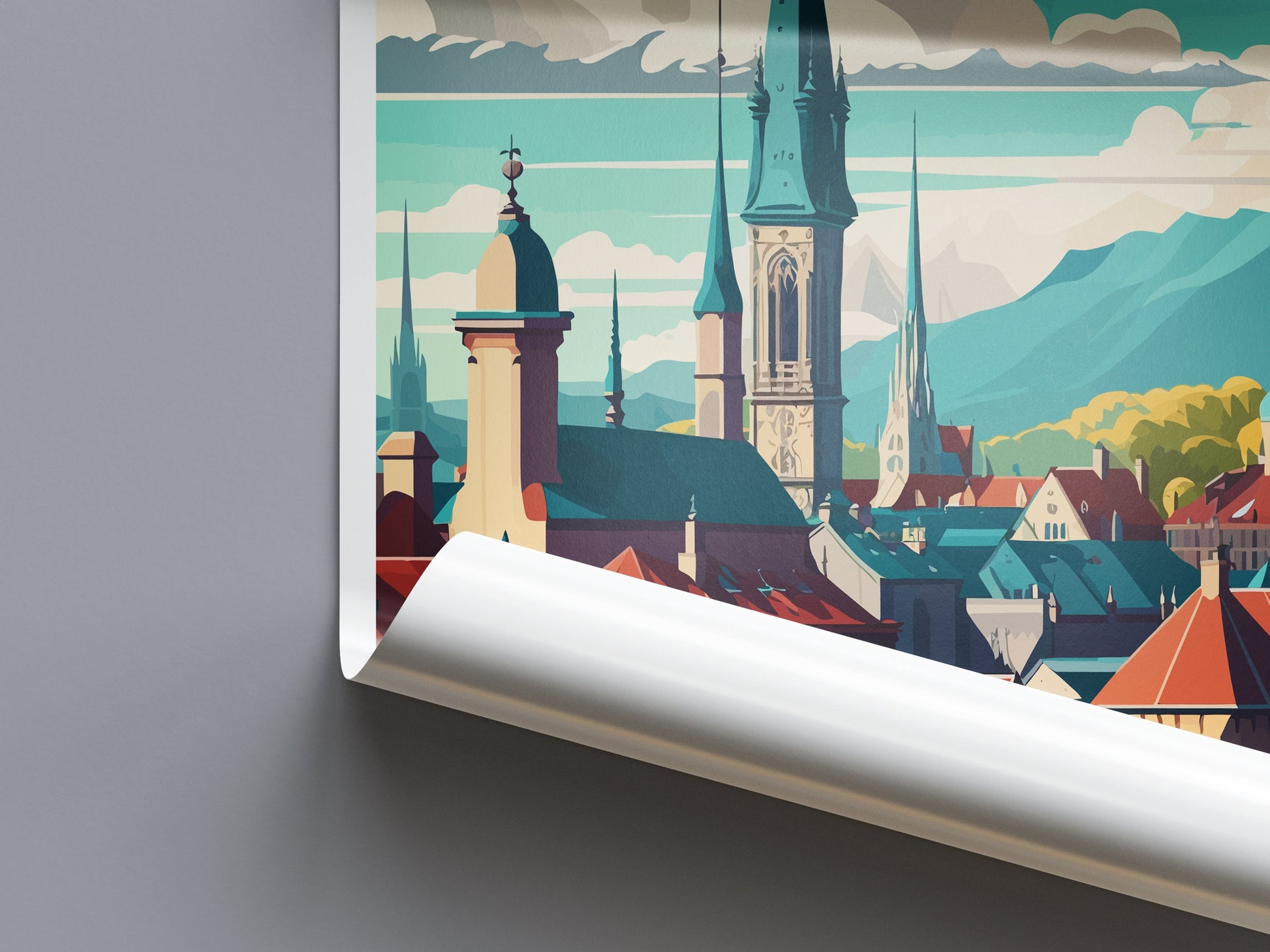 Bern Print Bern Home Décor Switzerland Art Print Bern Wall Print For Switzerland Gift Wall Hanging Bern Home Decor Artwork Bern Poster Art