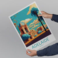 Adelaide Travel Print Wall Art Adelaide Wall Hanging Home Décor Adelaide Gift Art Lovers Wall Art Australia Travel Print Adelaide Travel Art