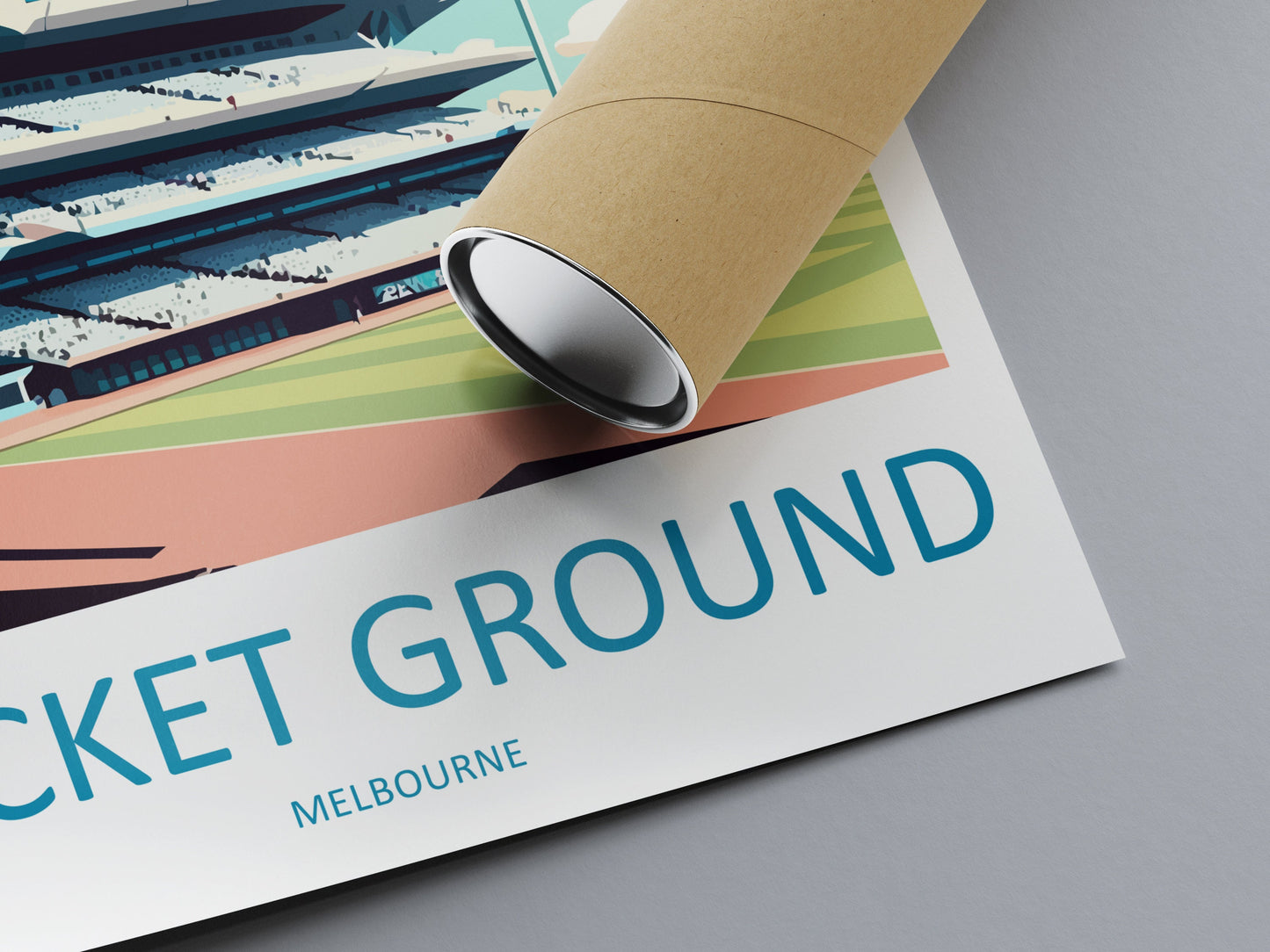 Melbourne Cricket Ground Travel Print Wall Art Melbourne Cricket Wall Hanging Home Décor Melbourne Cricket Gift Art Lovers Wall Art Australi