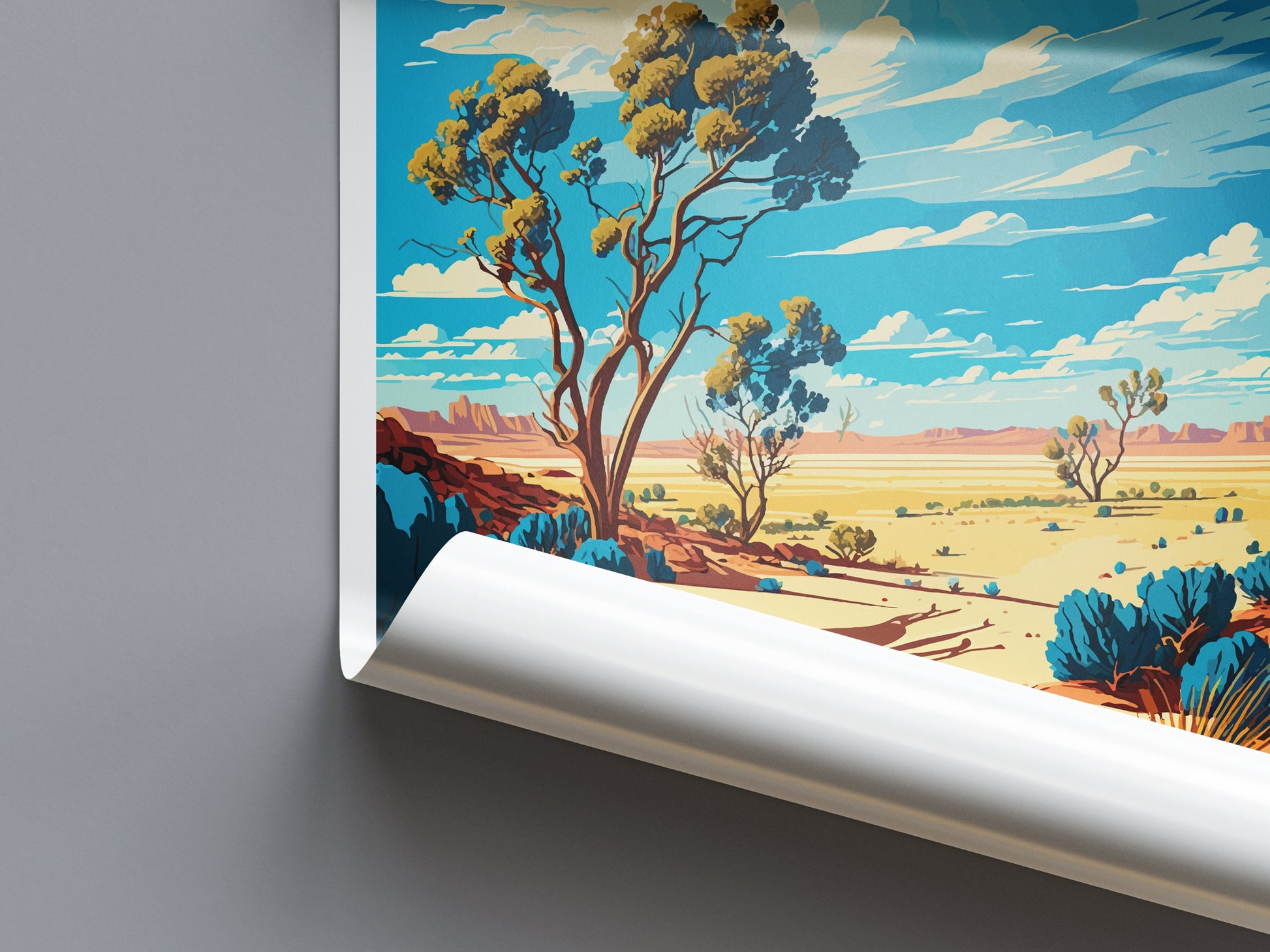 Lake Mungo Travel Print Wall Art Lake Mungo Wall Hanging Home Décor Lake Mungo Gift Art Lovers Australia Art Lover Gift Wall Art Australia