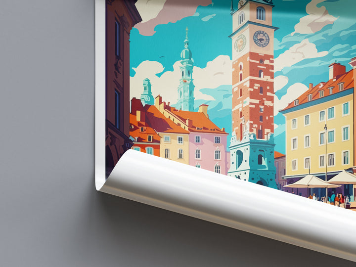 Poznan Print Poznan Home Decor European City Art Print Poznan Wall Art for Poland Enthusiast Gift Wall Hanging Poznan Poland Print Poster