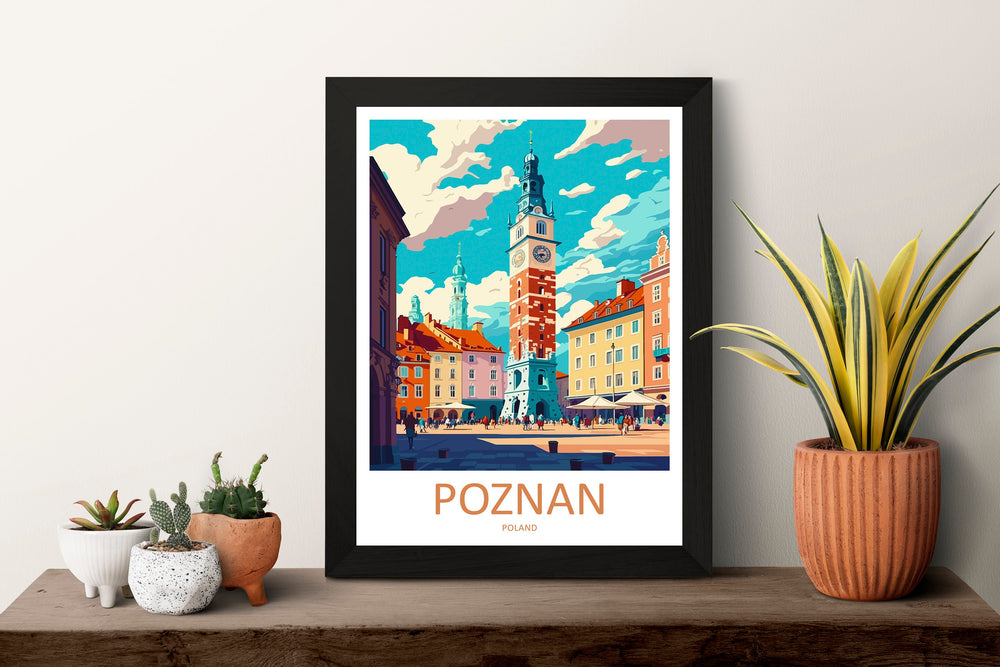 Poznan Print Poznan Home Decor European City Art Print Poznan Wall Art for Poland Enthusiast Gift Wall Hanging Poznan Poland Print Poster