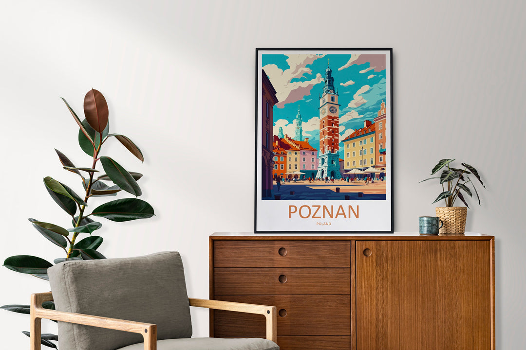 Poznan Print Poznan Home Decor European City Art Print Poznan Wall Art for Poland Enthusiast Gift Wall Hanging Poznan Poland Print Poster