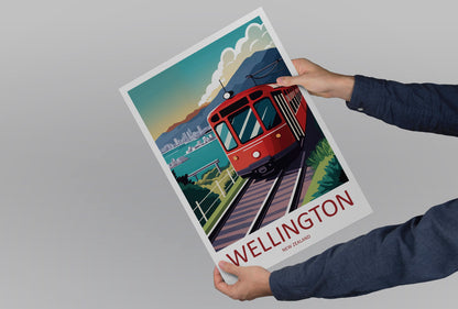 Wellington Travel Print Wall Art Wellington Wall Hanging Home Décor Wellington Gift Art Lovers New Zealand Art Lover Gift Print Wellington
