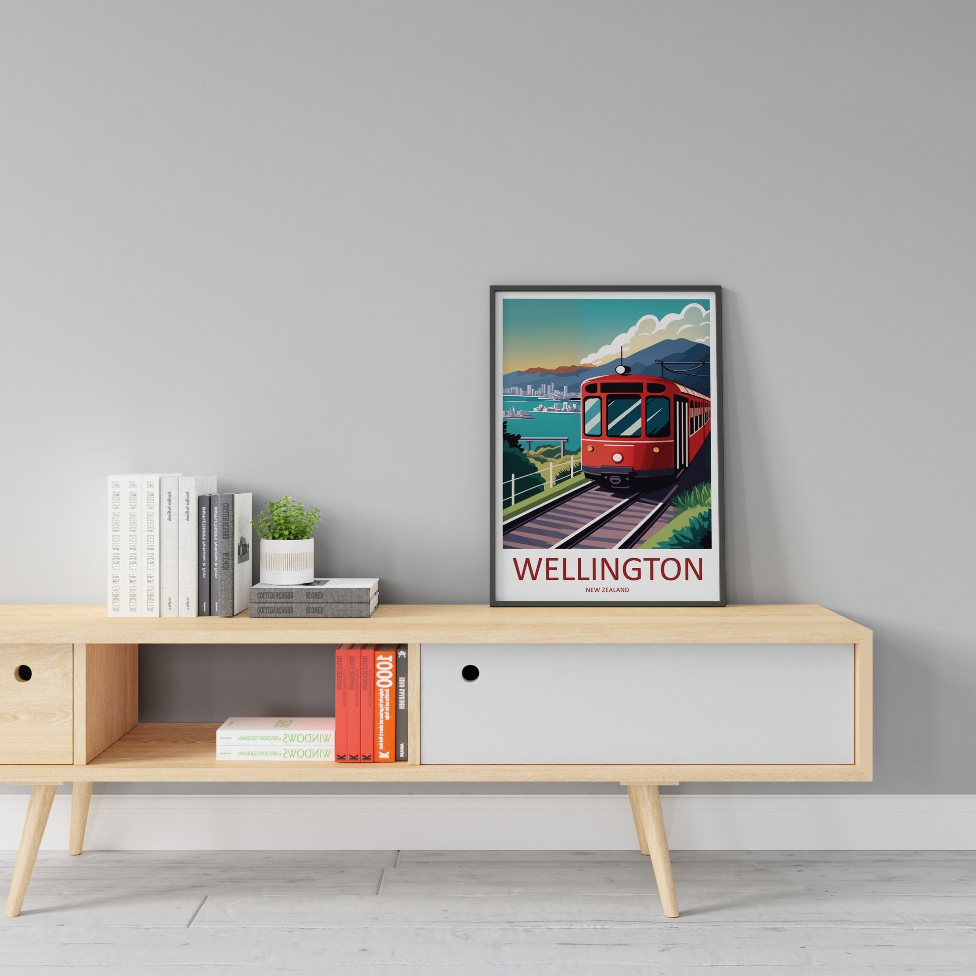 Wellington Travel Print Wall Art Wellington Wall Hanging Home Décor Wellington Gift Art Lovers New Zealand Art Lover Gift Print Wellington