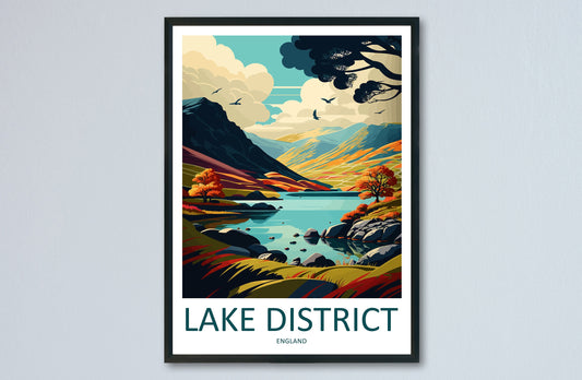 Lake District Print Lake District Home Decor Landscape Art Print Lake District Wall Art Nature Enthusiast Gift Wall Hanging Lake District