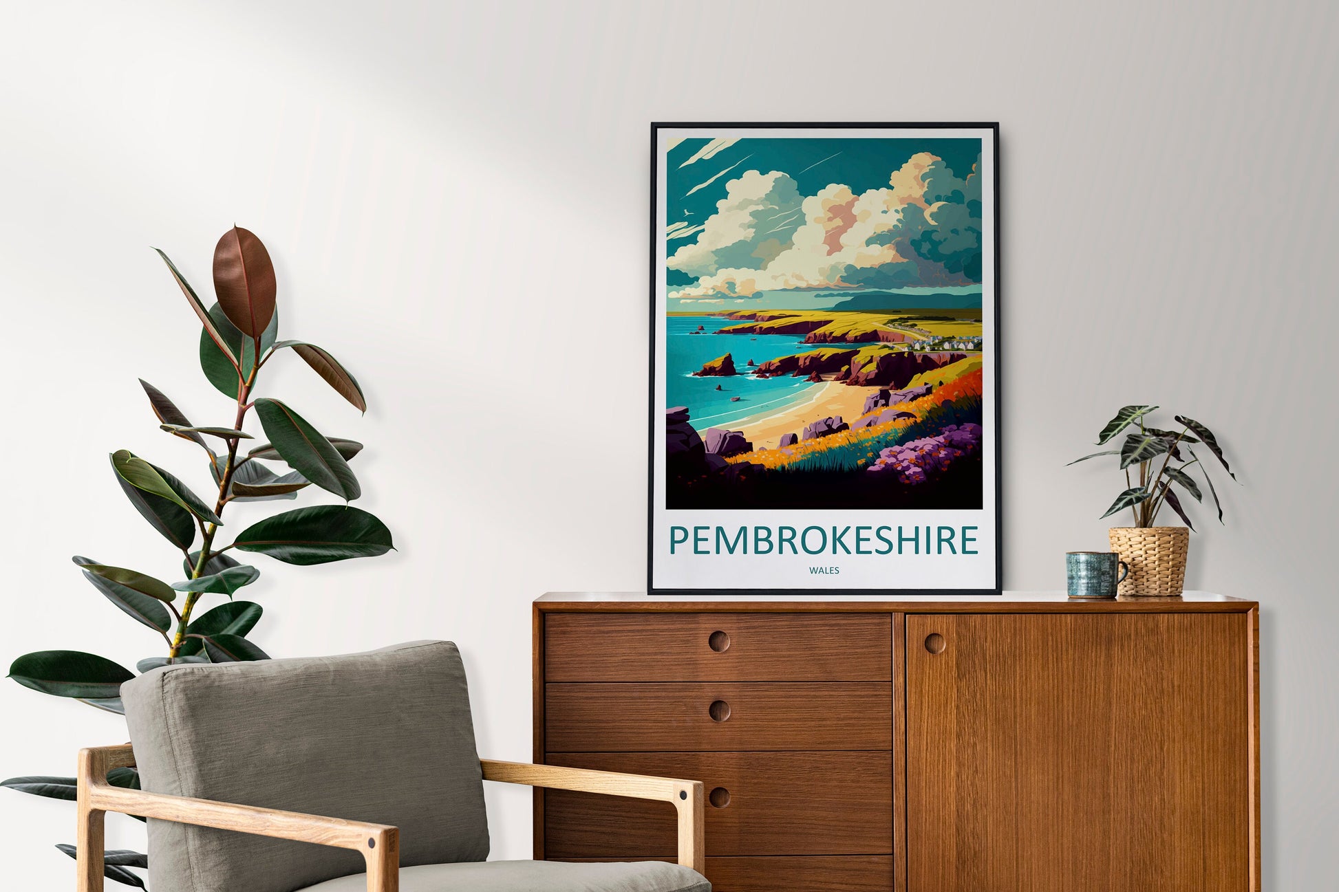 Pembrokeshire Print Pembrokeshire Home Decor Landscape Art Print Pembrokeshire Wall Art Nature Enthusiast Gift Wall Hanging Pembrokeshire
