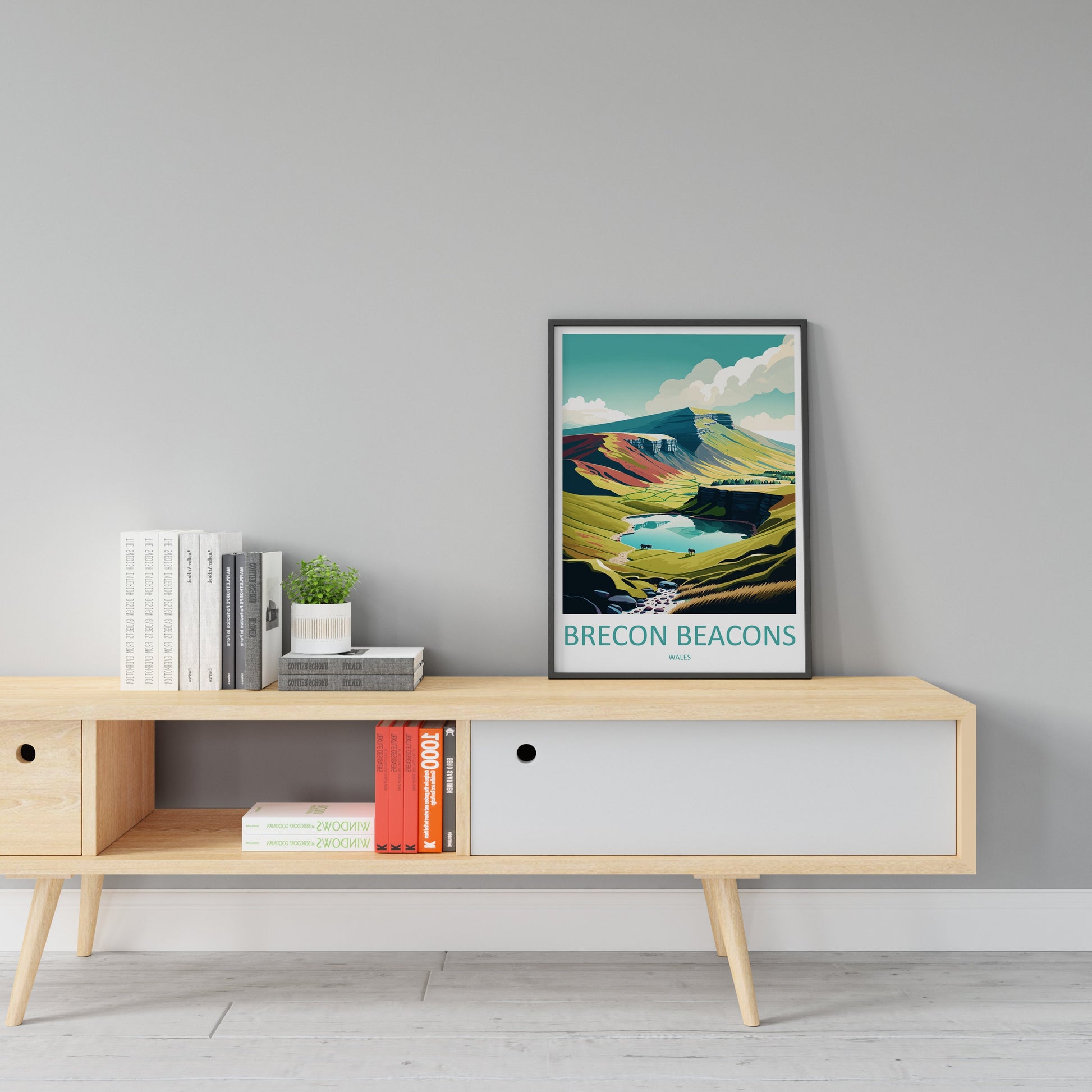 Brecon Beacons Print Brecon Beacons Home Decor Landscape Art Print Brecon Beacons Wall Nature Enthusiast Gift Wall Hanging Brecon Beacons