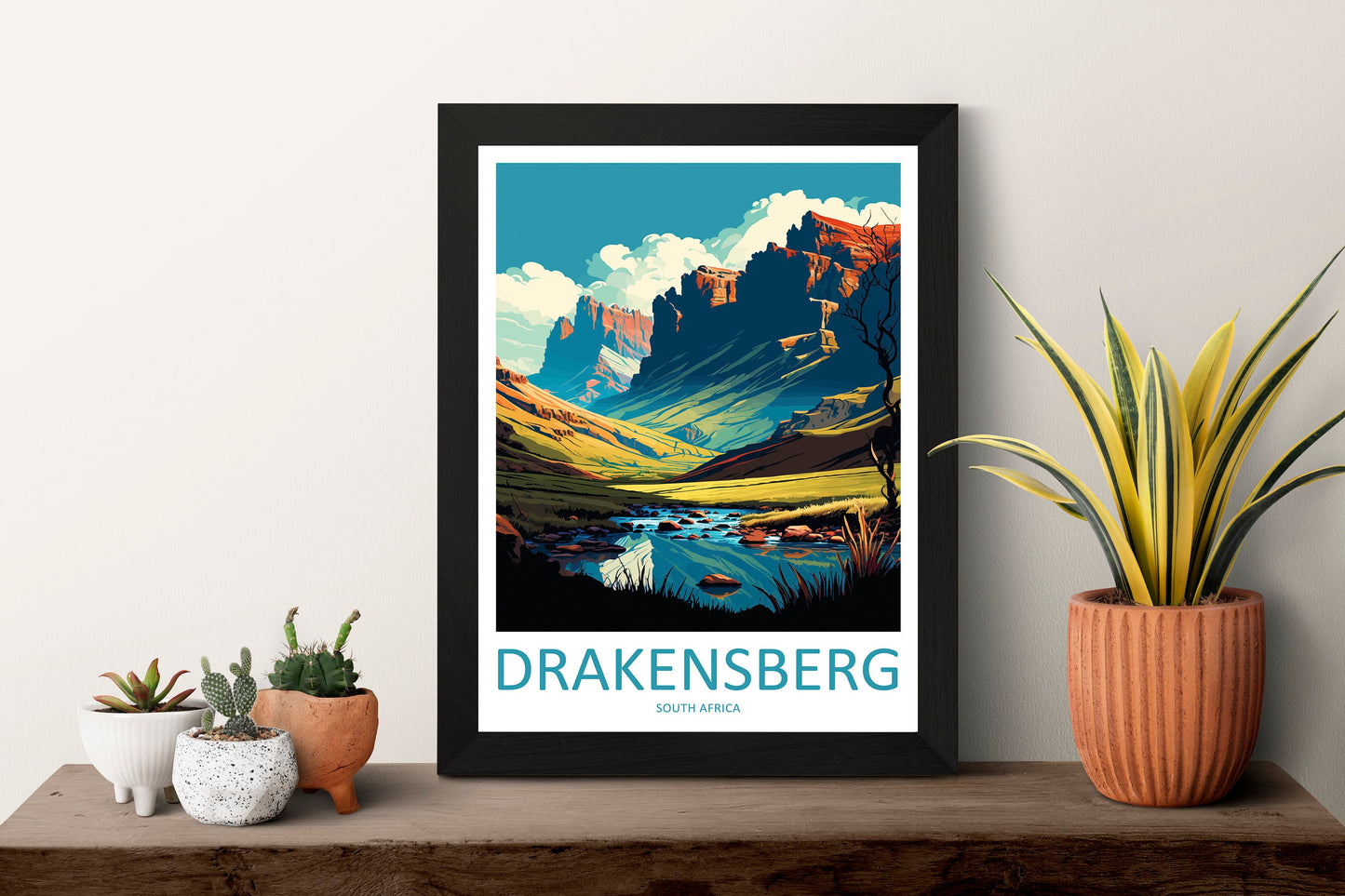 Drakensberg Travel Print Wall Art Drakensberg Wall Hanging Home Décor Drakensberg Gift Lovers South Africa Art Print Drakensberg