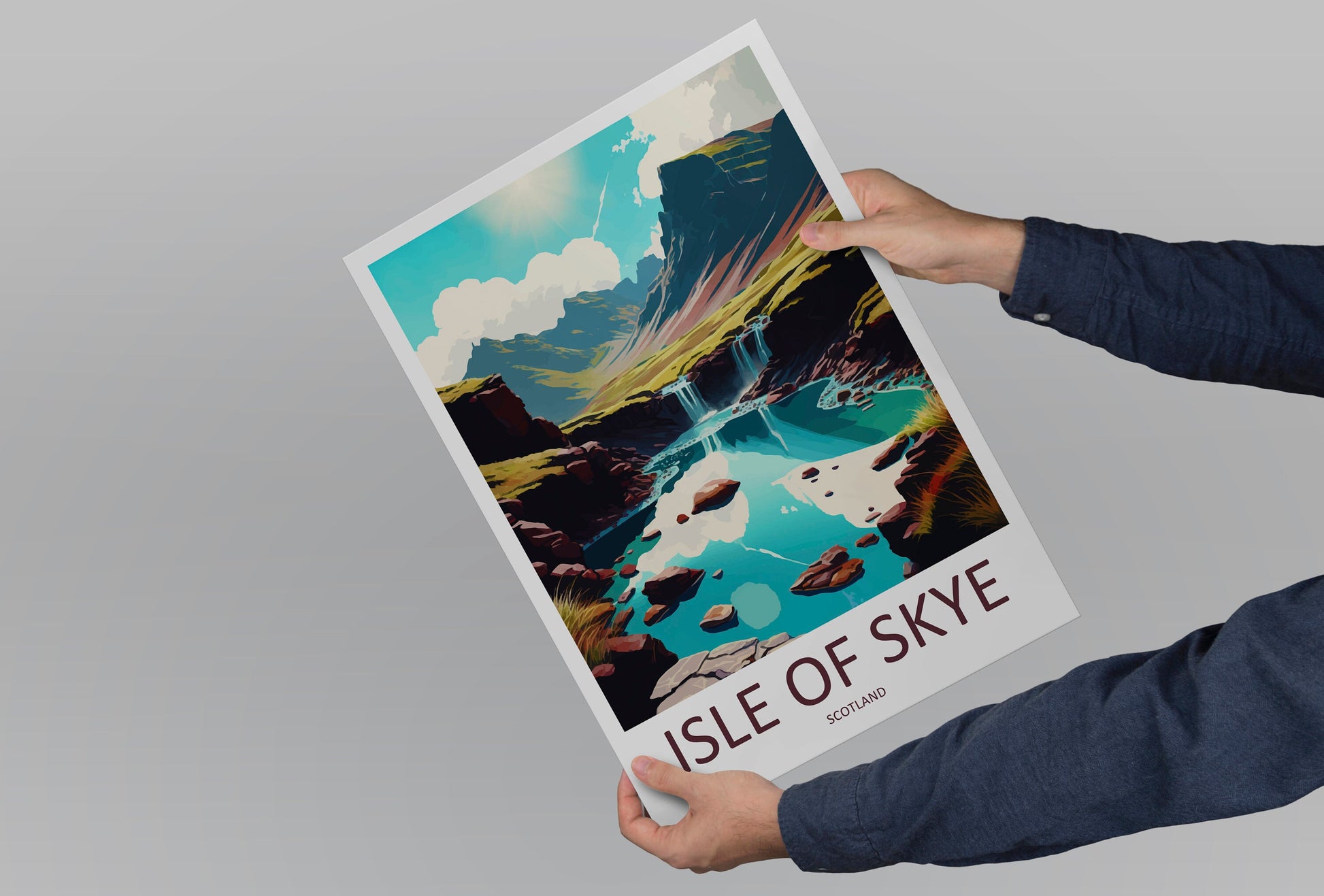 Isle of Skye Print Isle of Skye Home Decor Landscape Art Print Isle of Skye Wall Art for Scotland Enthusiast Gift Wall Hanging Isle of Skye