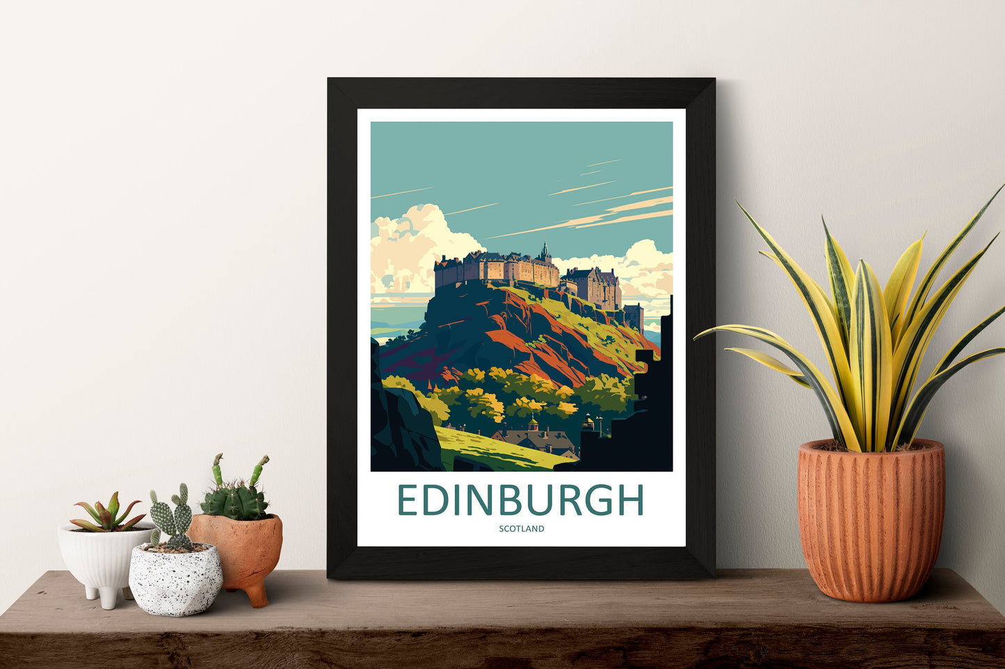 Edinburgh Cityscape Print Edinburgh Home Decor European City Art Print Edinburgh Wall Art Scotland Enthusiast Gift Wall Hanging Edinburgh