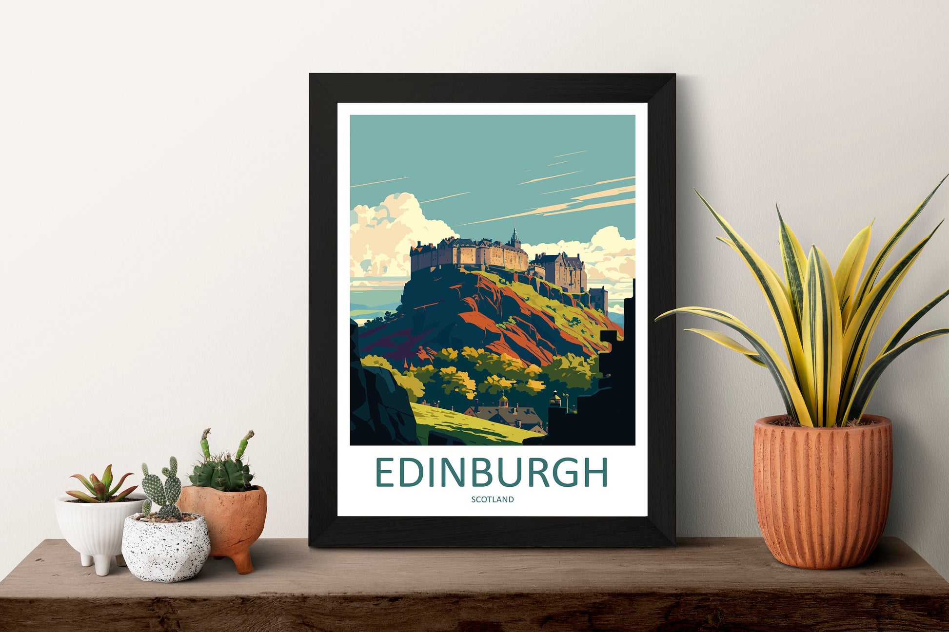 Edinburgh Cityscape Print Edinburgh Home Decor European City Art Print Edinburgh Wall Art Scotland Enthusiast Gift Wall Hanging Edinburgh